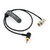 AConnect Locking 3.5mm TRS to BNC Timecode Cable for Deity Microphones TC-1 for Blackmagic Ursa Mini/Canon C70/Z CAM E2/Zoom F4