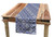 Lunarable Patchwork Table Runner, Azulejo Tile Motifs Portuguese Ceramic Pattern European Art, Dining Room Kitchen Rectangular Runner, 16" X 72", Sienna Blue