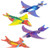 Foam Glider Dinosaur  48 Pack  Assorted Colors And Designs Foam Airplane Flying Gliders - For Kids Great Party Favors, Bag Stuffers, Fun, Toy, Gift, Prize