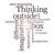 Vinyl Wall Decal Think Outside The Box School Words Inspirational Office Space Art Stickers Mural Large Decor (ig6252) Black