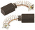 Hitachi 999072 Carbon Brush Auto (Pair) D13V Replacement Part