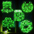 5 Pcs St. Patrick's Day Decorations Lights Prelit Tinsel Shamrock St. Patrick's Day Wreath String Lights Battery Operated Beer Mug Leprechaun Hat Garland Irish Window Light St. Patrick Home Decor