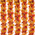 joyhalo 5 Pack Fall Garland - Fall Leaves Garland,Fall Leaf Garland,Autumn Maple Leaf Garland Hanging Vine Outdoor Fall Decor for Porch Mantle Fireplace Front Door