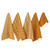 DII Assorted Woven Kitchen Set, Dishtowel, 18x28, Dishcloth, 13x13, Pumpkin, 5 Piece