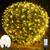 LED Christmas Net Lights Outdoor,100 LED 5ftx5ft Connectable 8 Modes Outdoor Christmas Mesh Lights,29V Plug in Waterproof Net Christmas Lights for Bushes Fence Tree Garden Xmas Decor (Warm white)