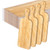 12 Packs Cutting Board Set Plain Chopping Board with Handles Large Serving Board Wooden Kitchen Cutting Board Bulk for Vegetables Meat Pizza Cheese Fruit Bread (16 x 5 Inch, Bamboo)