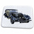 3dRose Boehm Graphics Car - Elegant Classic Car in Black - Dish Drying Mats (ddm-282267-1)
