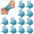 Pumpkin Napkin Ring Holders Thanksgiving Halloween Napkin Rings Fall Napkin Ring Holders Pumpkin Dinner Tables Rings for Thanksgiving, Dinner Parties, Weddings, Family Gatherings (Blue,12 Pieces)