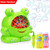 COOLWAS Bubble Machine with Bubble Solution, Automatic Bubble Machine for Kids with High Output Over 500 Bubbles Per Minute , Battery Operated, Outdoor/Indoor Use