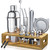 Cocktail Shaker Set Bartender Kit, 21 Piece Bar Tool Set Home Bartending Kit with Bamboo Stand, SS304 Drink Shaker Cocktail Strainer Martini Cocktail Kit For Drink Mixing