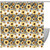 VAPOKF Shower Curtain for Bathroom Decor, Yellow Daisy Flower on Striped Waterproof Polyester Fabric Bath Curtain Set with 12 Hooks - 66x72 Inches