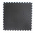 VersaTex Garage Floor 18 x 18 inch Square Rubber Diamond Plate Interlocking Floor Tiles for Home Gym, Garage Flooring, Trade Show Flooring, Basement Tiles, 8 Pack (Black)