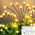 Sheetea 64LED 8-Pack Solar Outdoor Lights, Solar Garden Lights Outdoor Waterproof with 8 Modes, Solar-Powered Starburst Swaying Firefly Lights Outdoor Decor for Yard Patio Pathway Landscape