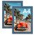AUEAR, A4 Picture Frame Blue Set of 2, 8.3x11.7 Frame Wall Mounted Horizontal And Vertical