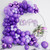 Dark Purple Balloon Arch Garland Kit-Light Purple Balloon Metallic Purple Balloon 134Pcs for Gender Reveal,Birthday,Wedding,Graduation,Christmas and Halloween Party Decoration.