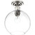 Progress Lighting P350046-104 Hansford Polished Nickel One-Light Flush Mount