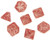 Q Workshop Elvish Dice Transparent/Red (7) Board Game