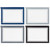 Hallmark Blank Cards Assortment with Organizer, Black & White Stripes (40 Flat Paneled Note Cards with Envelopes)