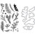 Hero Arts Pine Branches Unmounted Clear Stamp & Die Combo Set (SB133)