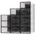 Fixwal 12 Pack Large Capacity Shoe Organizer Storage Boxes Foldable Shoe Storage Containers Clear Plastic Stackable Shoe Storage Bins with Drawers & Lids Shoe Holder Containers for Closet