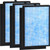 3 Packs 3-in-1 Replacement Air Filters Compatible with Okaysou Air Purifier Airmax 8L, Blue Ultra-Filter & H13 Grade True HEPA Filter