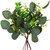 8 PCS Artificial Eucalyptus Stems with Leaves Artificial Seeded Eucalyptus Leaves Stems Bulk Silver Dollar Leaves Eucalyptus Branches Greenery Decor for Wedding Bouquets Centerpiece Home Decor