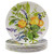 Certified International Lemon Zest Melamine 9" Salad/Dessert Plates, Multicolor, Medium, Set of 6