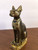 YOUNI - Ancient Egypt Kitty Egyptian Bastet Sculpture Cat Goddess Statue Collectible (Bronze, 5.5 inches)