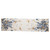 Creative Co-Op 72" L x 18" W Cotton Table Runner w/Deer, Cream, Blue & Gold Color Entertaining Textiles, Multi