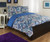 Royale Home Byron Starburst Comforter Set, Twin, Blue