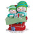 Hallmark Keepsake Plastic Christmas Ornament 2022, Snowmen Snuggles