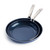 Blue Diamond Cookware Diamond Infused Ceramic Nonstick 9.5" and 11" Frying Pan Skillet Set, PFAS-Free, Dishwasher Safe, Oven Safe, Blue
