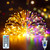 LED Fairy String Lights, Dual Color Changing String Lights USB Plug in 33ft 100 LED with Remote Waterproof Twinkle Lights 11 Lighting Modes Fairy Lights for Bedroom Wedding DIY Party Decoration