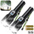 SKNSL Flashlights High Lumens Rechargeable, 900,000 Lumens High Powerful Flash Lights, Super Bright Tactical Handheld Led Flashlight with 5 Modes, Waterproof for Camping,Emergencies