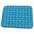 3dRose Pretty Mediterranean Blue Tile Pattern - Bathroom Bath Rug Mats (rug-220402-1)
