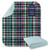 Incontinence Bed Pads Washable - Tartan Plaid Waterproof Bed Pads - Soft Leak Proof Chucks - Moderate Absorbent Reusable Pee Pads for Adults - Withstands Extensive Washing - 18" x 24" - 1 Pack
