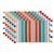 DII Caliente Collection Kitchen, Placemat Set, Picante Stripe, 6 Piece