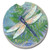 CounterArt Absorbent Stoneware Car Coaster, Dragonfly Inspiration "1 COUNT"