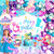 Mermaid Birthday Decorations, Little Mermaid Party Decorations Supplies Kit, Mermaid Balloons, Mermaid Cake Topper, Mermaid Backdrop for Little Mermaid Birthday Decorations