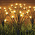 Hopolon 3Pack Solar Garden Lights, 8LED Solar Swaying Firefly Lights,Sway by Wind Fairy Lights Waterproof,Solar Lights Outdoor Decorative Garden Lights for Yard Patio Pathway,Warm White