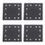 4pcs N442697 Sander Pad Assembly for DeWalt DWE6411 SHEET ORBITAL SANDER