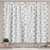Lunarable Grey Kitchen Curtains, Pattern with Random Footprints Paw Traces Pet Legs Friendly Cats and Dogs, Window Drapes 2 Panel Set for Kitchen Cafe Decor, 55" X 39", Pale Grey Charcoal Grey