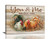 Farmhouse Chicken Decor Wall Art Rooster Chicken Pictures Wall Decor Rustic Farm Canvas Print Painting Modern Home Decorations Artwork For Bathroom Bedroom Kitchen Framed 16"x12"