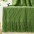 BATTILO HOME Green Throw Blanket for Couch, Textured Soft Throw Blankets, Decorative Knitted Blanket for Sofa Bed Living Room, 50"x60" BATTILO HOME Green Throw Blanket for Couch, Textured Soft Throw Blankets, Decorative Knitted Blanket for Sofa Bed Living Room, 50"x60"