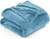 Utopia Bedding Fleece Blanket King Size Washed Blue 300GSM Luxury Fuzzy Soft Anti-Static Microfiber Bed Blanket (90x102 Inches)