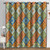 Aimego Boho Blackout Curtains Colorful Bohemian Mandala Rhombus Pattern Window Drapes Decor for Bedroom Living Room Grommet Top Room Darkening Curtains 2 Panel Set, 52"X84"