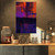Designart Blue Vs Red Textures-Canvas Art Print-16x32, 16x32