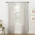 No. 918 Emily Sheer Voile Rod Pocket Curtain Panel, 59" x 63", Silver Gray
