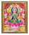 Koshtak laxmi/Lakshmi MATA on Lotus Photo Frame with Unbreakable Glass for Wall Hanging/Gift/Temple/puja Room/Home Decor and Worship