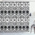 Ambesonne Tribal Shower Curtain, Hand Drawn Style Tribal Pattern Geometric and Oranmental Aztec Design Print, Cloth Fabric Bathroom Decor Set with Hooks, 69" W x 75" L, White and Black
